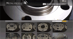 Desktop Screenshot of metal-product.pl