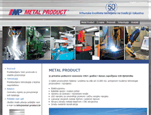 Tablet Screenshot of metal-product.hr